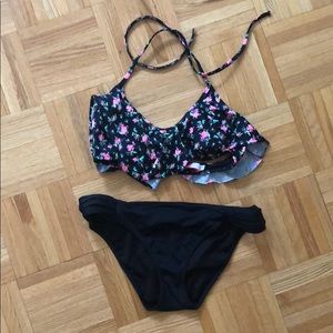 VS neon pink and bikini top